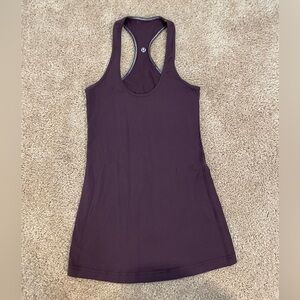 lululemon Deep Plum Long Line Racerback Tank